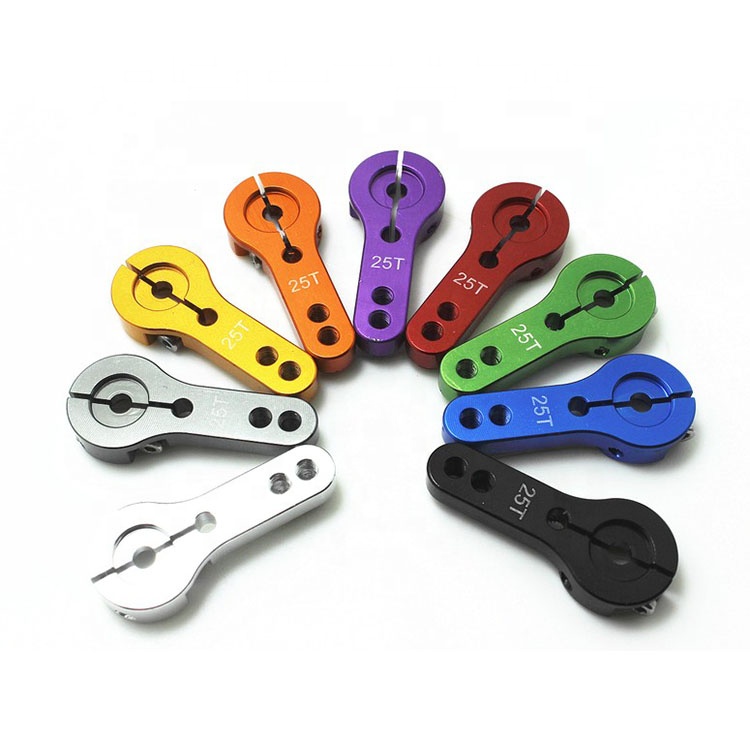 Alliage RC 25T bras de direction 47mm mise à niveau servo klaxon pour RC chenille voiture passe